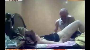 Housewife secretly fucking with father-in-law