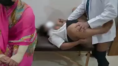 Indian school student got hardly fucked by a doctor infront of mother