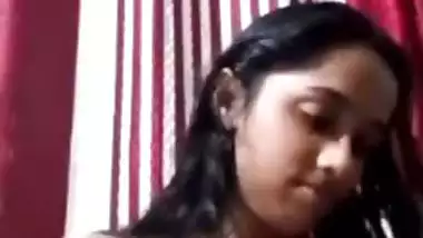 Firm boobs mallu GF removing bra and topless video call