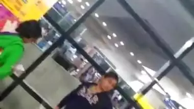 Desi aunty special show in public place