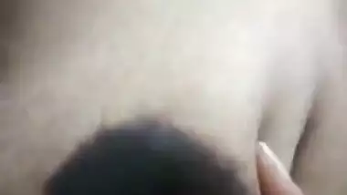 Telugu Girl Showing her Dark Nipple Boob