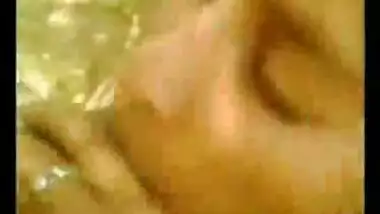 Bihari college girl giving a blowjob outdoor