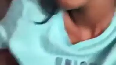 Bihari girl gives a quick desi blowjob to her stepbrother