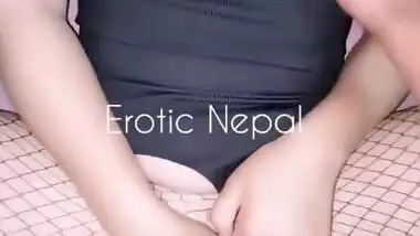 Chick From Back - Thick From Front - My Nepali Bitch Rubbing Herself And Cumming - Nepali Sex Tape