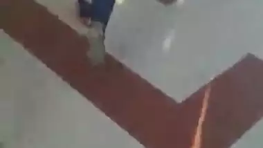 Big Indian aunty ass walking