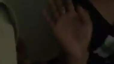 Indian aunty blowjob in office