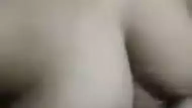 Horny Paki XXX girl undresses and shows her sweet boobs