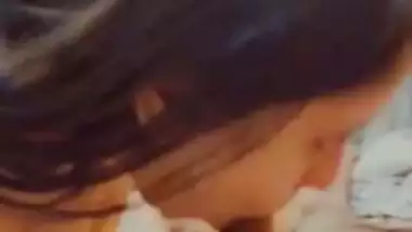Horny girl gives an Indian blowjob to her friend’s BF