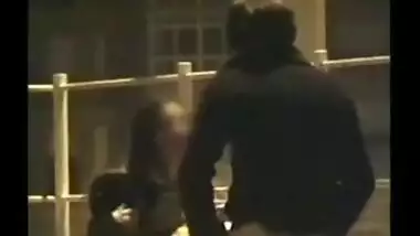 Outdoor Pakistani sex video of cheating wife fucking on rooftop